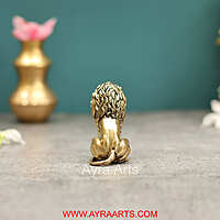 Premium Brass Lion Decor And Gifting - 2.5 Inch Height
