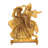 Radha Krishna Matki Gold 9*14*3.5CM