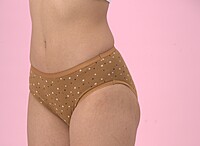 PACK OF 4 For  379 - AURA PANTIES INNER ELASTIC COOL CURVE -ASSORTED