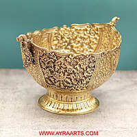 Premium Brass Pula Butti For Indian Wedding And Special Occasions - 12 Inch Lenght