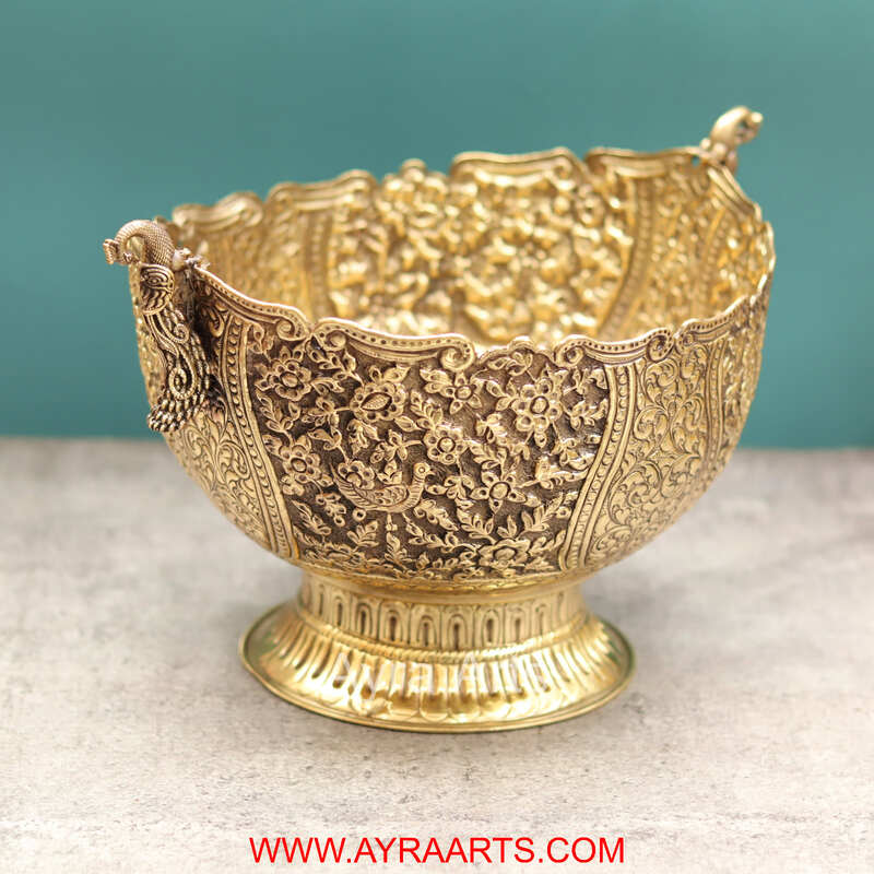 Premium Brass Pula Butti For Indian Wedding And Special Occasions - 12 Inch Lenght