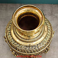 Premium Brass Ashta Lakshmi Kalash Lota Decor And Gifting - 12 Inch Height