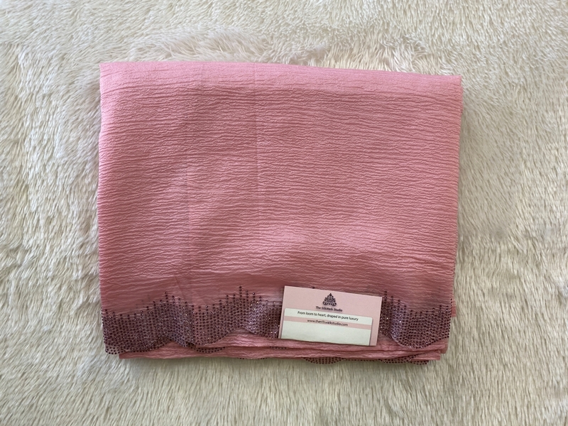 Rachel - The Crush Organza Saree in Crystal Work SWS220