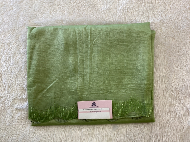 Rachel - The Crush Organza Saree in Crystal Work SWS220