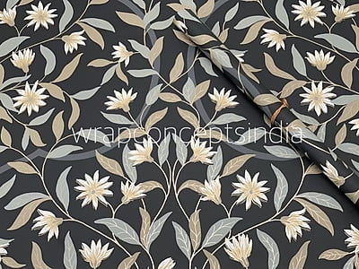 Dainty Blossoms - Black