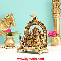 Brass Ram Darbar - 7 Inch Height