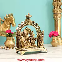Brass Ram Darbar - 7 Inch Height