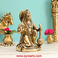 Brass Hanuman  - 7.5 Inch Height