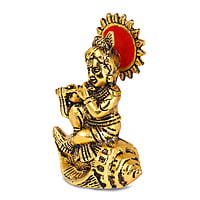 Shankh Krishna Gold 9*11*4CM Shankh Krishna Gold 9*11*4CM
