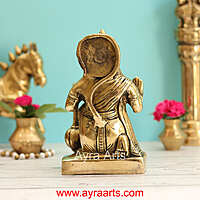 Brass Hanuman  - 7.5 Inch Height