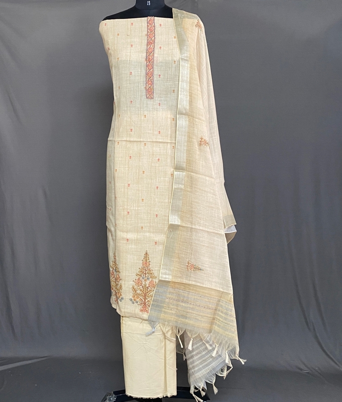 Riley - Linen Cotton 3 Piece Kurtis UNST30