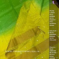PURE LINEN SILK SAREE YBRSLIN21118