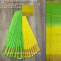 PURE LINEN SILK SAREE YBRSLIN21118