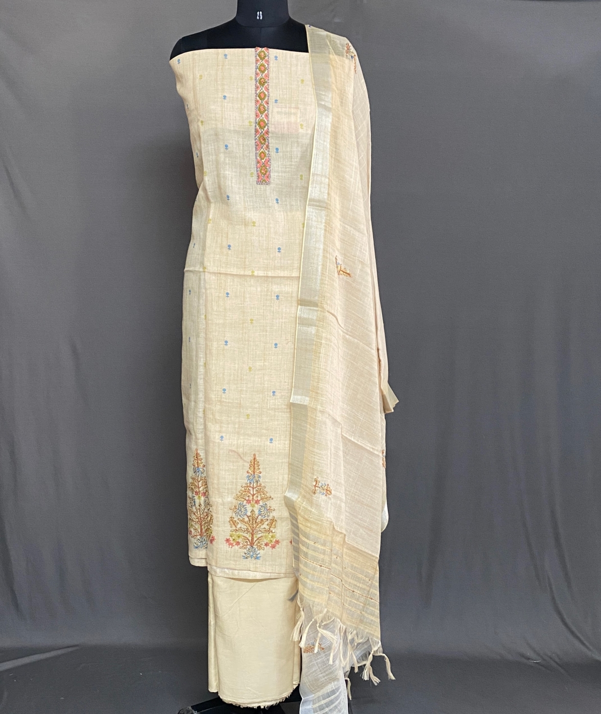 Riley - Linen Cotton 3 Piece Kurtis UNST30