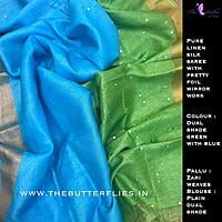 PURE LINEN SILK SAREE YBRSLIN21124
