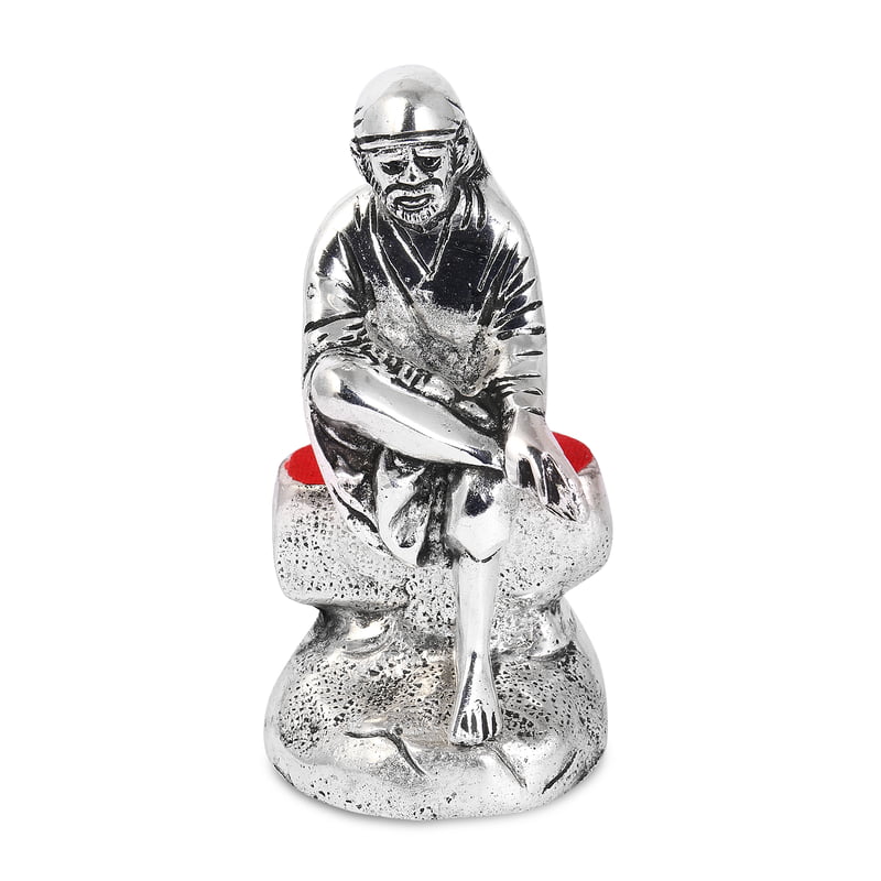 Sai Baba Idol Silver 7*13*5 CM Sai Baba Idol Silver 7*13*5 CM