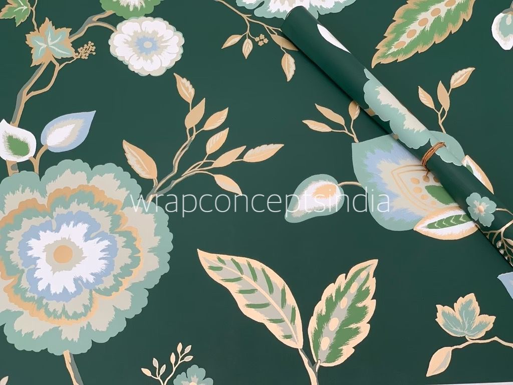 Flora Deep Green