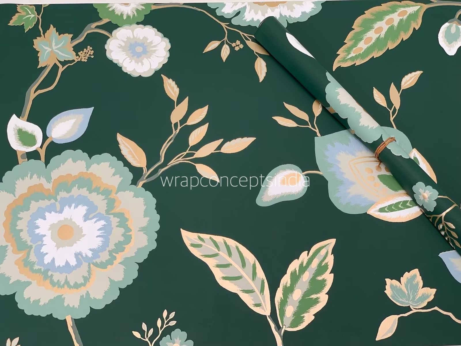 Flora Deep Green