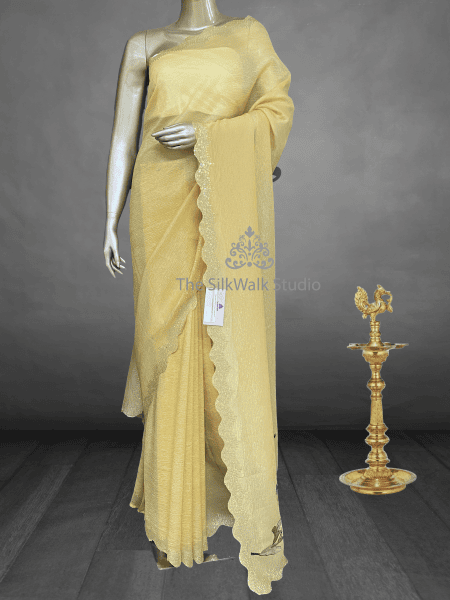 Rachel - The Crush Organza Saree in Crystal Work SWS220