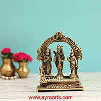 Brass Ram Darbar - 5.5 Inch Height