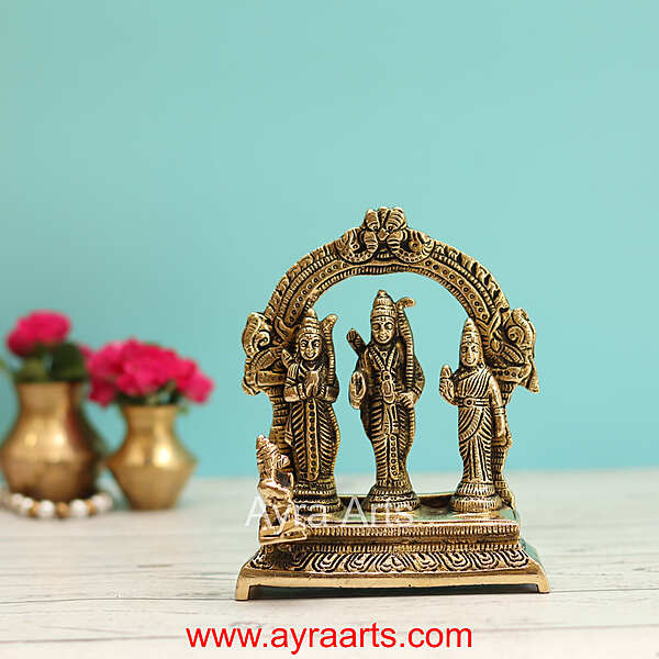 Brass Ram Darbar - 5.5 Inch Height
