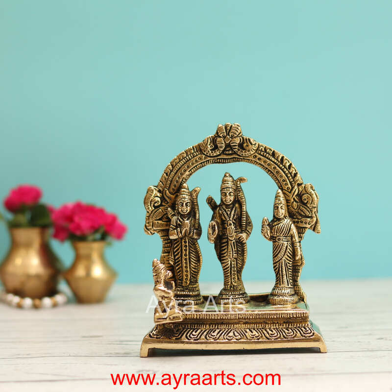 Brass Ram Darbar - 5.5 Inch Height