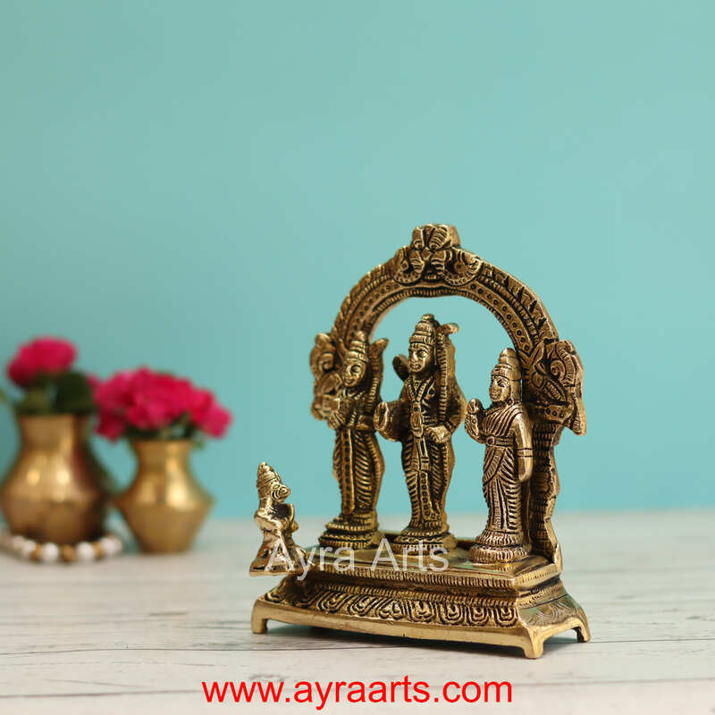 Brass Ram Darbar - 5.5 Inch Height