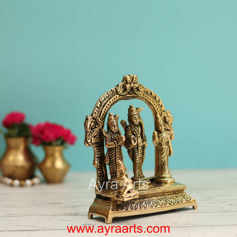 Brass Ram Darbar - 5.5 Inch Height