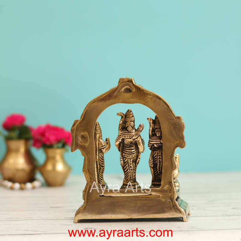 Brass Ram Darbar - 5.5 Inch Height