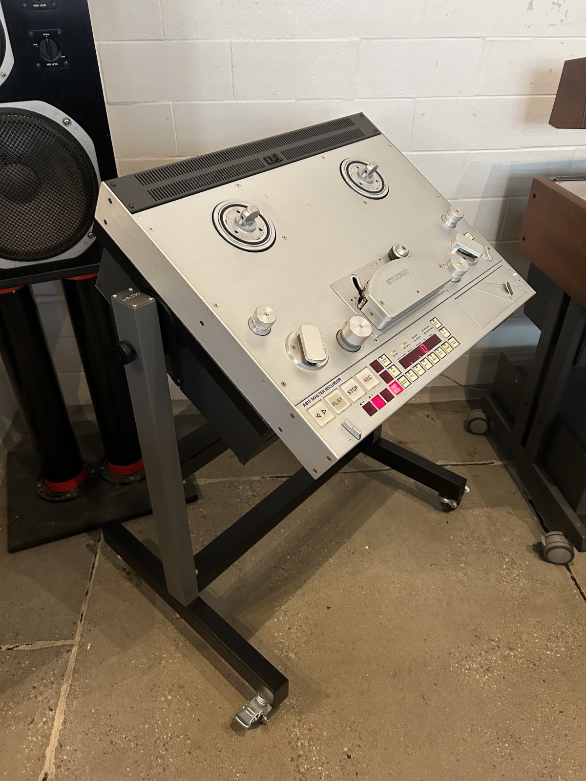 ASW - Studer A816 Tape Recorder - Trolley - A816 ASW - Studer A816 Tape Recorder - Trolley - A816