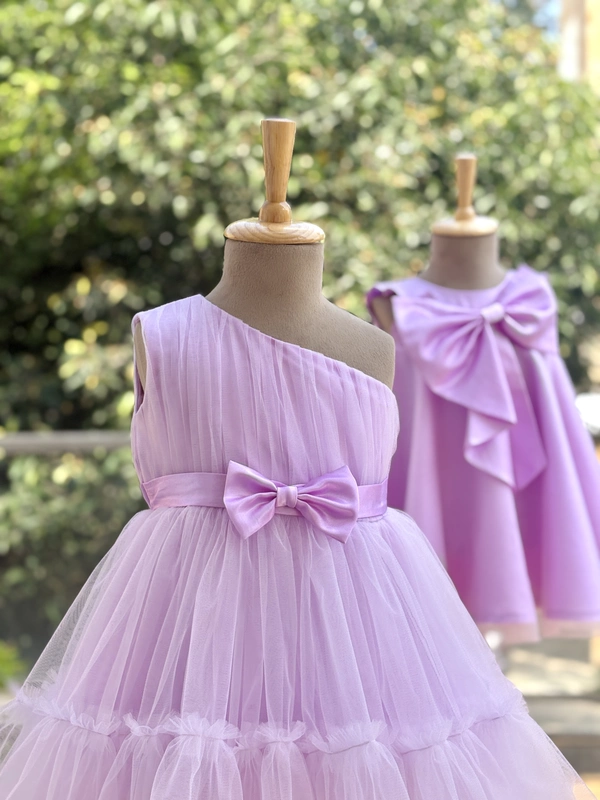 Lilac Ruffle Gown