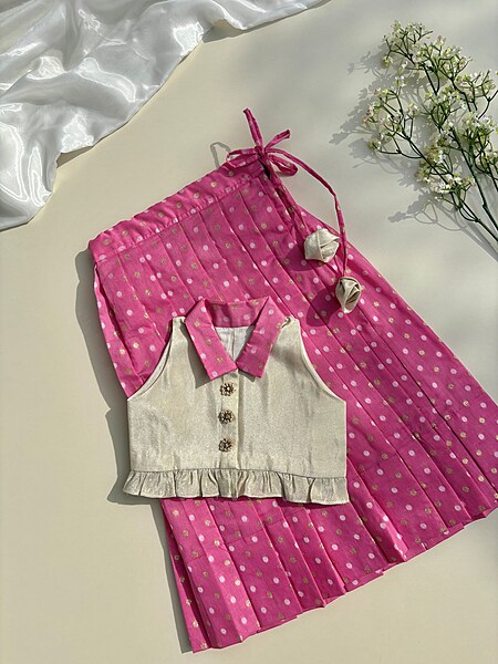Rose Ruffle Skirt Set