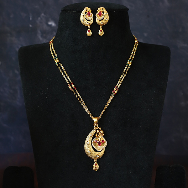 double dollar type pendant set