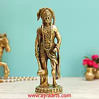 Brass Hanuman  - 10 Inch Height