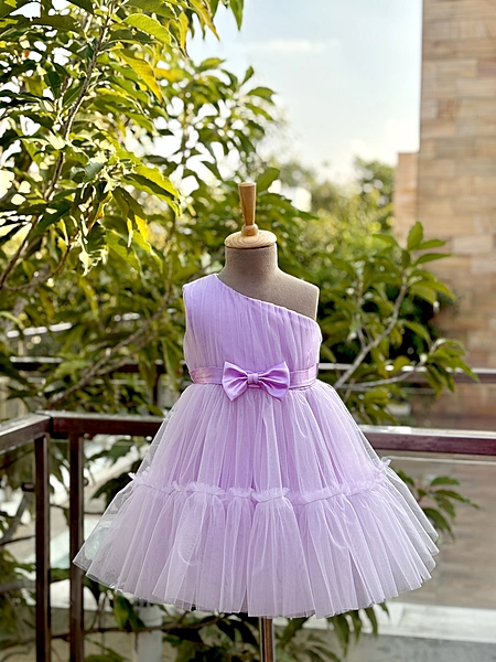 Lilac Ruffle Gown