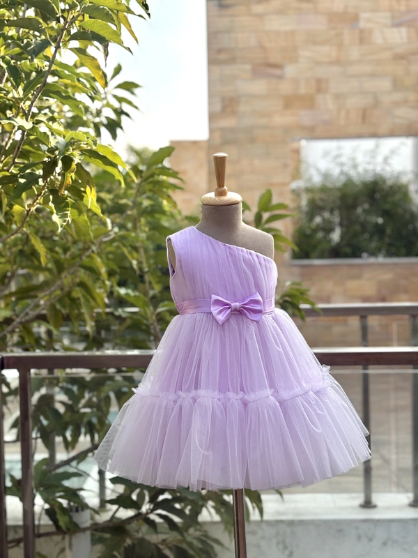 Lilac Ruffle Gown