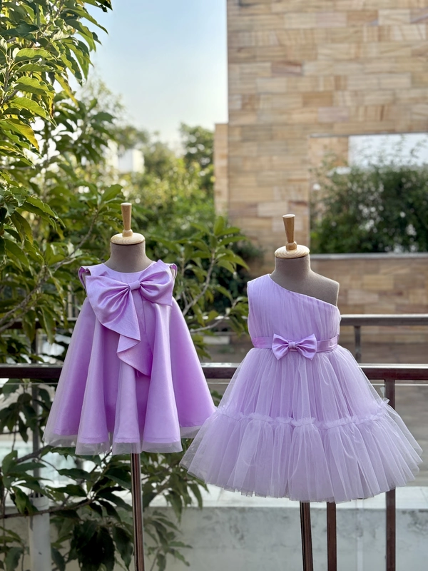Lilac Ruffle Gown