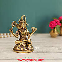 Brass Shiva Idol - 4.8 Inch Height