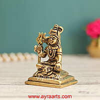Brass Shiva Idol - 3 Inch Height