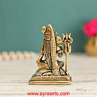 Brass Shiva Idol - 3 Inch Height