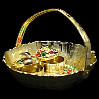 Basket Set Kumkum DIbbi Basket Set Kumkum DIbbi