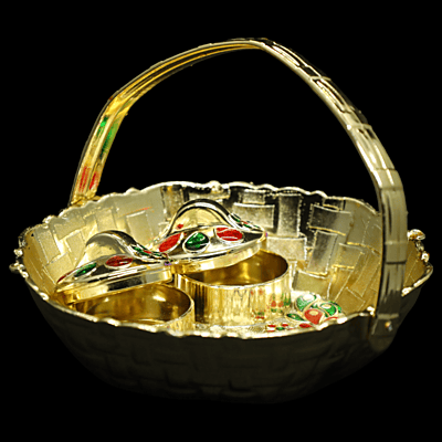 Basket Set Kumkum DIbbi