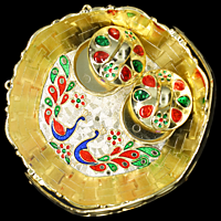 Basket Set Kumkum DIbbi Basket Set Kumkum DIbbi