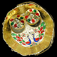 Basket Set Kumkum DIbbi Basket Set Kumkum DIbbi