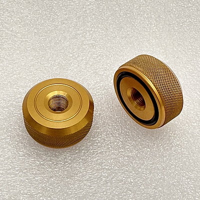 VAC - Reel Holding Thumb Nut for Nagra Portable Tape Recorders - Gold - NG-RHTN-GL VAC - Reel Holding Thumb Nut for Nagra Portable Tape Recorders - Gold - NG-RHTN-GL