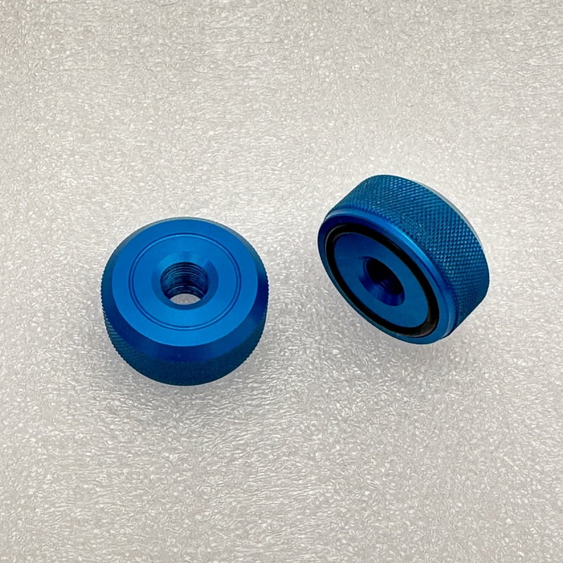 VAC - Reel Holding Thumb Nut for Nagra Portable Tape Recorders - Blue - NG-RHTN-BL VAC - Reel Holding Thumb Nut for Nagra Portable Tape Recorders - Blue - NG-RHTN-BL