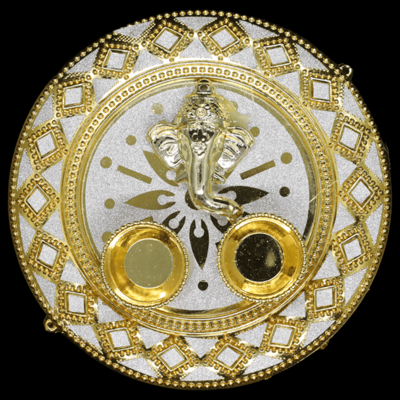 Ganesha Kumkum Plate Silver Ganesha Kumkum Plate Silver