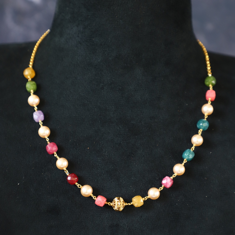 MULTI COLOR BEAD CHAIN
