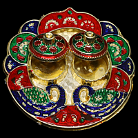 Double Peacock Kumkum Dibbi Double Peacock Kumkum Dibbi