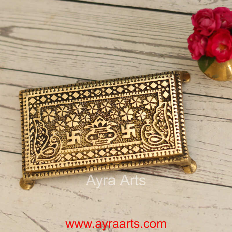 Brass Chowki - 6 Inch Length